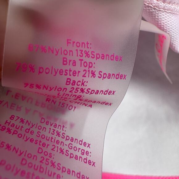 Lilly Pulitzer Jimmi Tankini Top Only Girl’s 6 Prosecco Pink Don’t Be Jelly - Picture 5 of 9